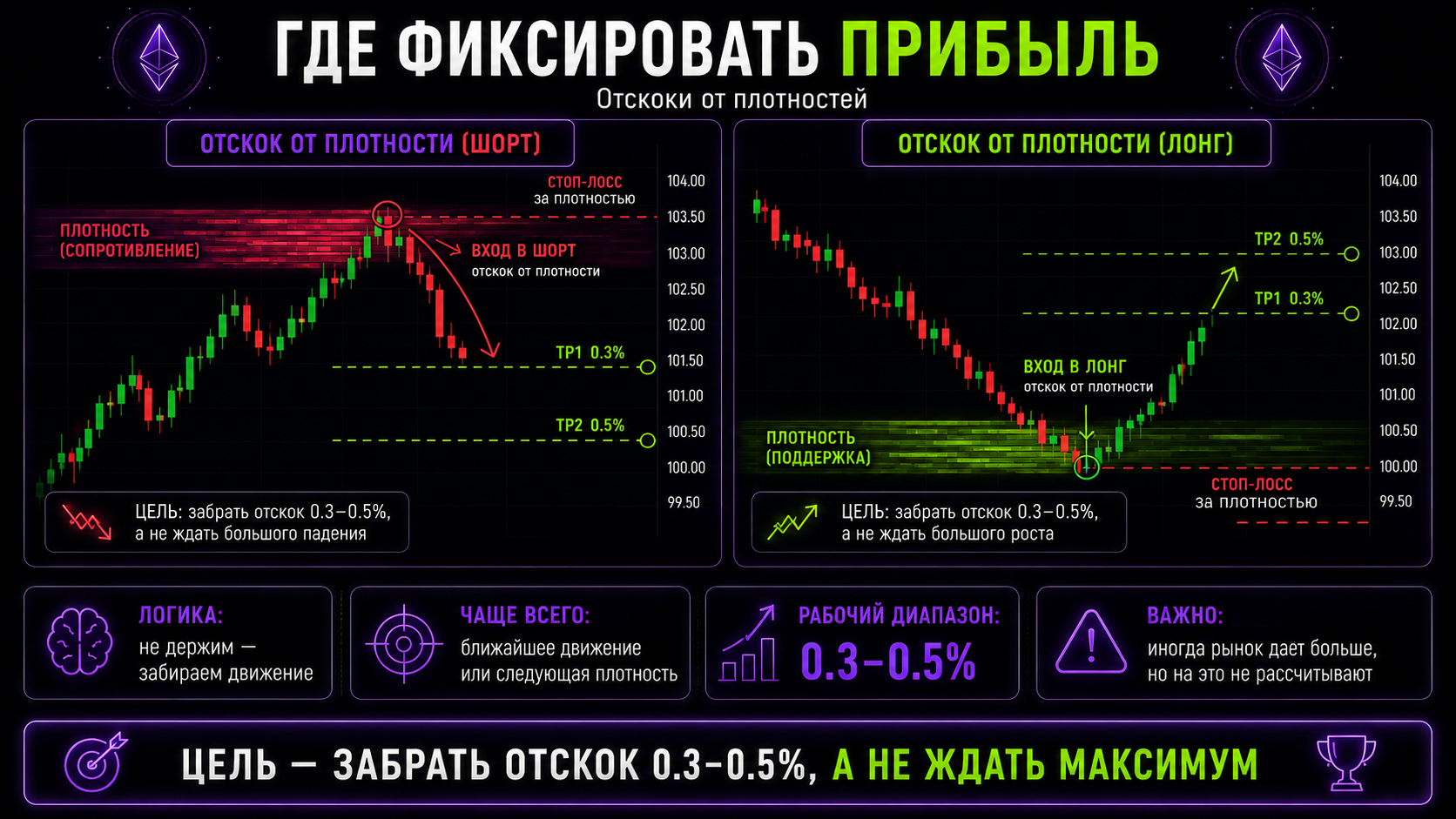 гайд как торговать от плотностей