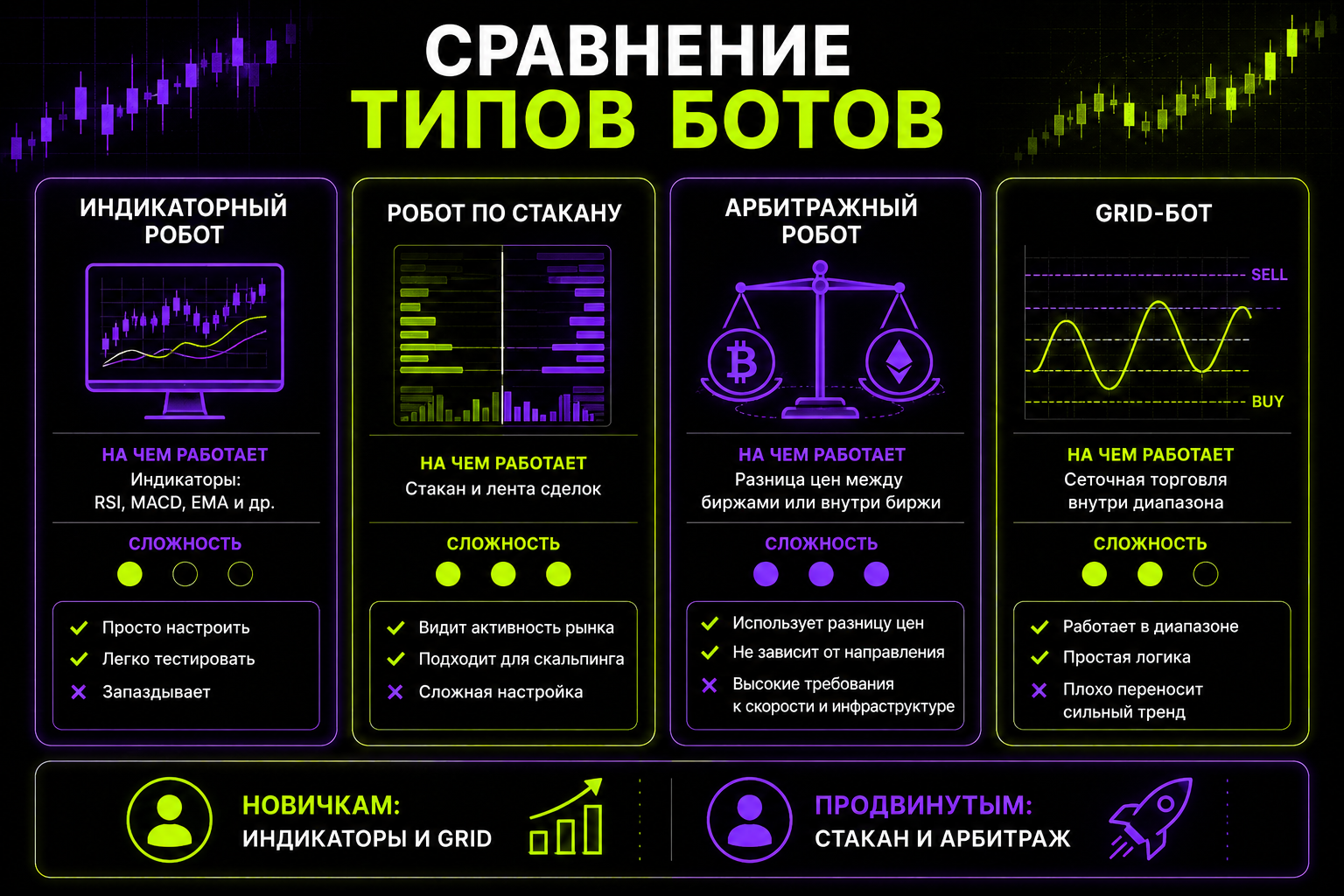 виды скальпинг роботов