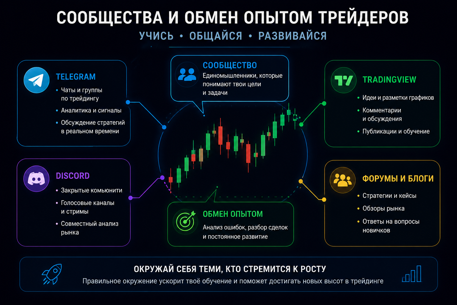 сообщества трейдеров и обмен опытом