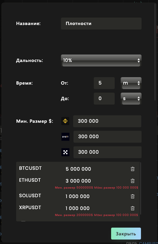 Десктопный скринер Digash