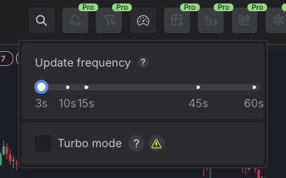 Критерии отбора инструментов в скринере