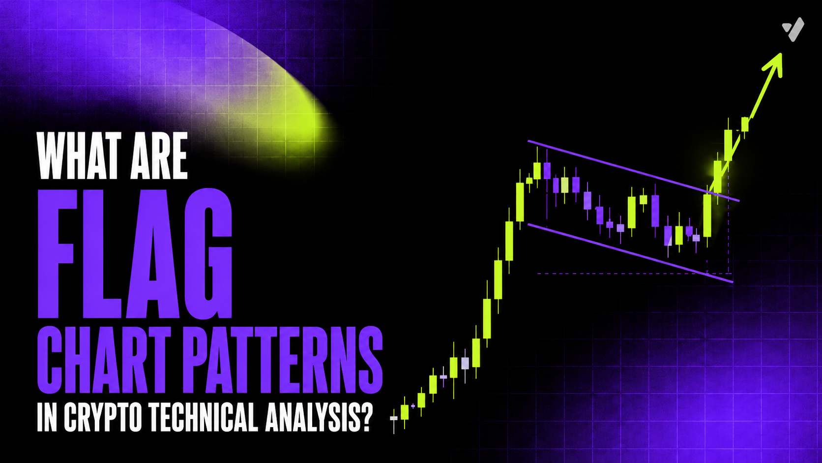 What are flag chart patterns in crypto technical analysis?