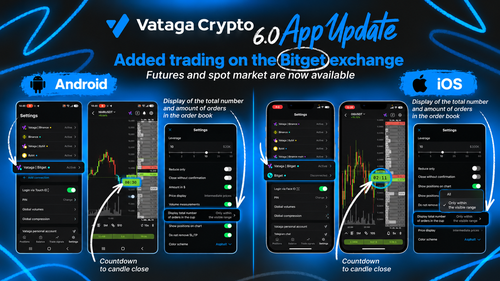 New version of Vataga 6.0 for iOS and Android.
