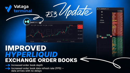 New version of the terminal Vataga.terminal 7.5.3 — improved Hyperliquid order books!